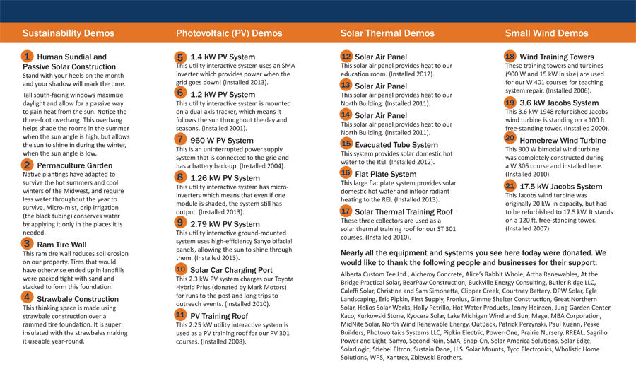 MREA 2014 Self-Guided Brochure Inside