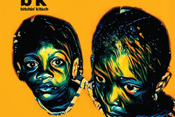 Cover art for The B'K Volume 13, Issue 3. A digital piece by Zaynab Bobi depicting depicting two girls against a yellow background.